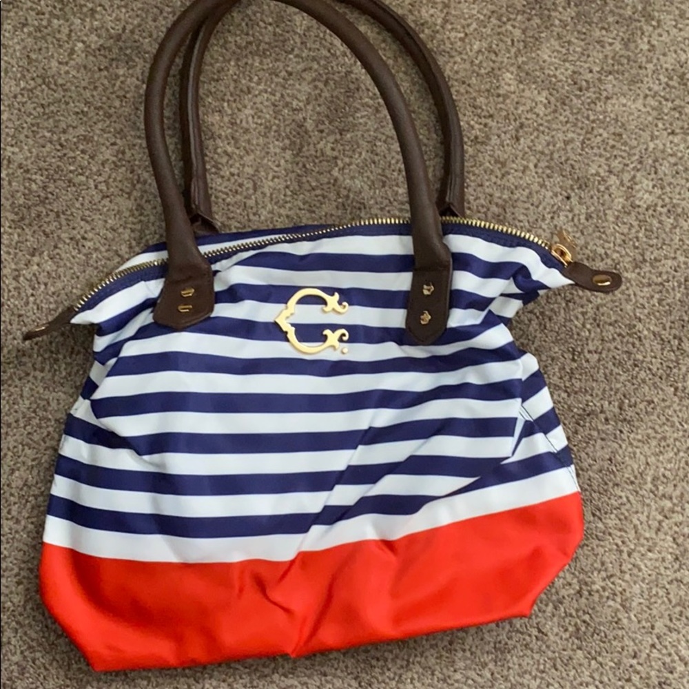 C Wonder top handle small bag 12 in long and high